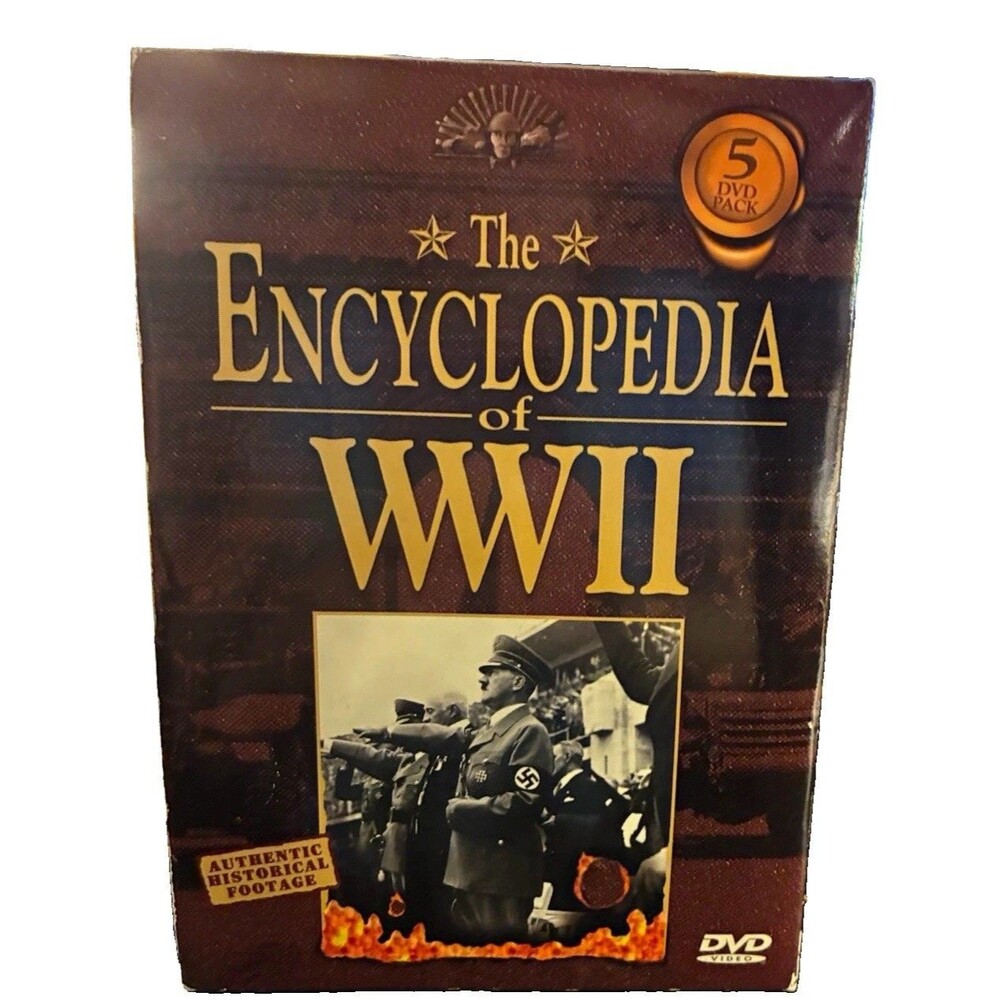 Madacy Entertainment The Encyclopedia of WWII 5-Disc DVD Box Set B&W 2000